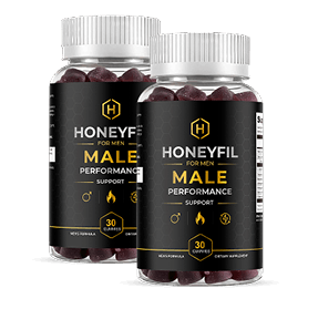 HoneyFil 2 bottle package — 60-day supply of men's vitality gummies